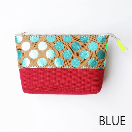 レザーポーチ【Leather Pouch 】～carmine～