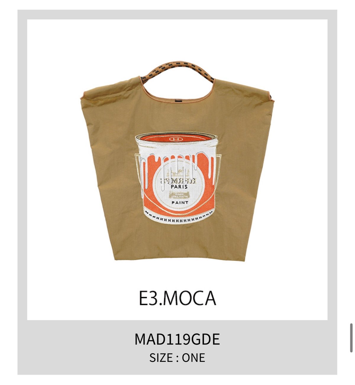 Account エコバッグ ~micalle micalle~ MAD119GDE | sel