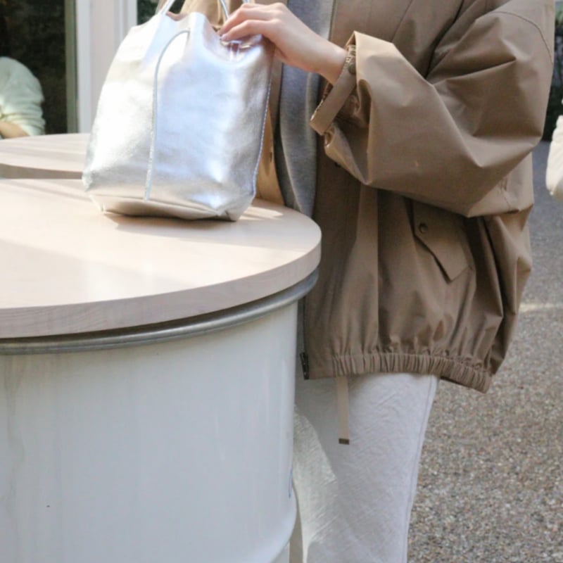 MILLELA FIRENZE メタリックミニトートバッグ　シルバー MILLELA FIRENZE メタリックミニトートバッグ – TORAYA ONLINE STORE