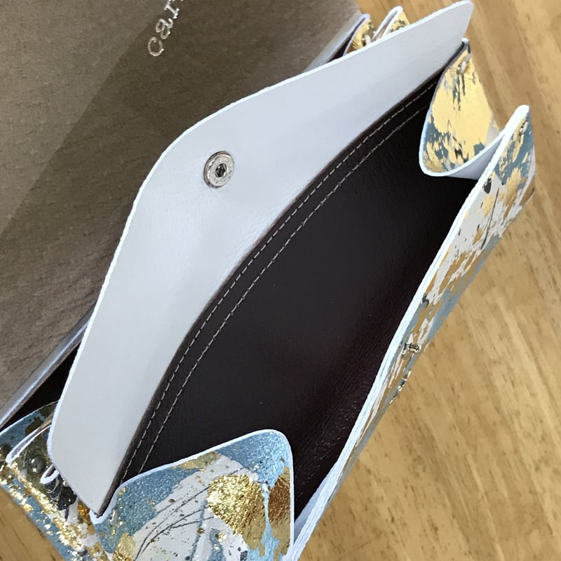 New! レザー ロングウォレット リキッド【Leather Long Wallet Liqu