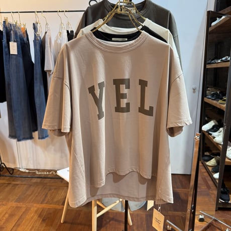2026pre spring  YEL Tシャツ（パウダー加工）　~margaux vintage~ MG CT-26033-S
