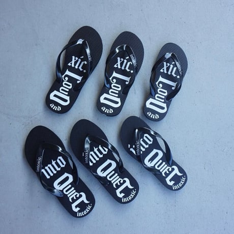 beach sandals  black~intoxic  ~