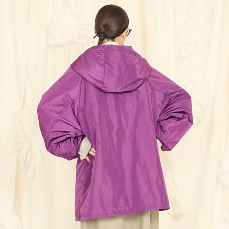 那由多トーマスマグパイ パフスリーブブルゾン ジャガードナイロンブルゾン Thomas magpie（トーマスマグパイ）の「パフスリーブブルゾン