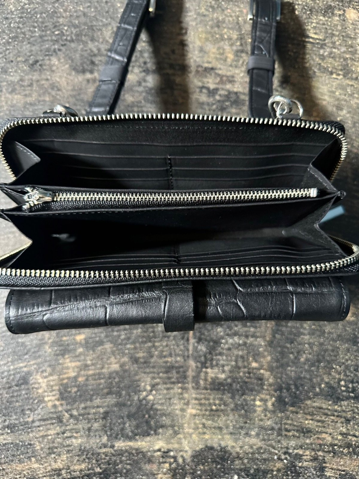予約商品！ M.U.L stud series ウォレットショルダー ブラック | sele