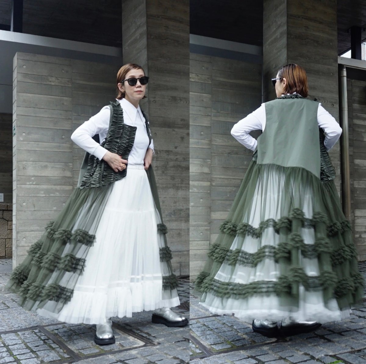 THOMASMAGPIE ラッフルドベスト