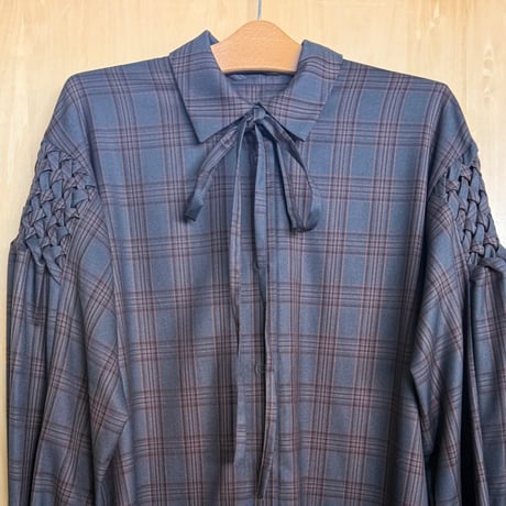 Smocking Sleeve Dress SKU: H325309-3 ～herencia～