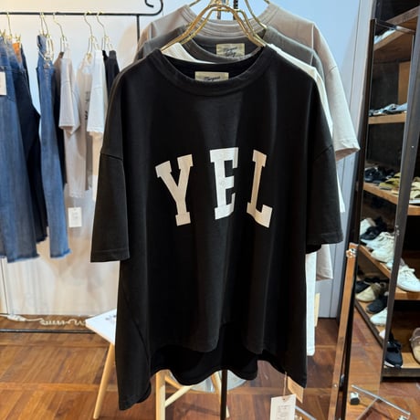 2026pre spring  YEL Tシャツ（パウダー加工）　~margaux vintage~ MG CT-26033-S