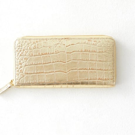 Round Zip (Croco Embossed)～Coquette～