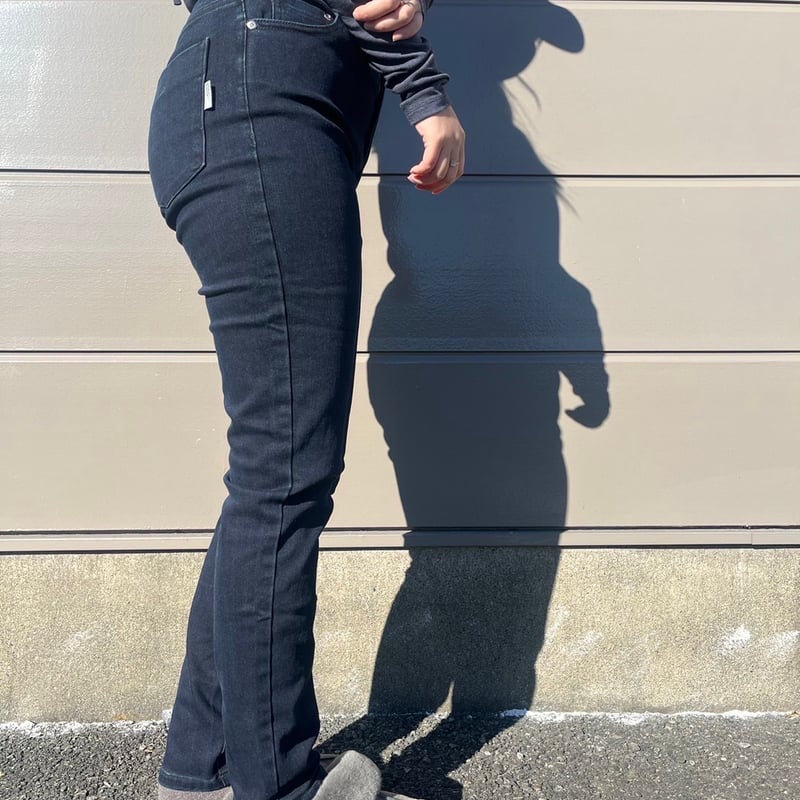 新品未使用ayane裏起毛デニムスキニーパンツ ブラック38 新品未使用ayane裏起毛デニムスキニーパンツ ブラック38