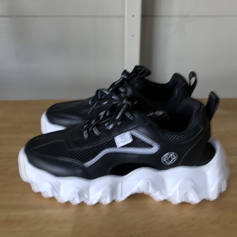 靴 MAISON MAVERICK MAISON MAVERICK PRESENTS Knit Lace-Up Heel Sneakers