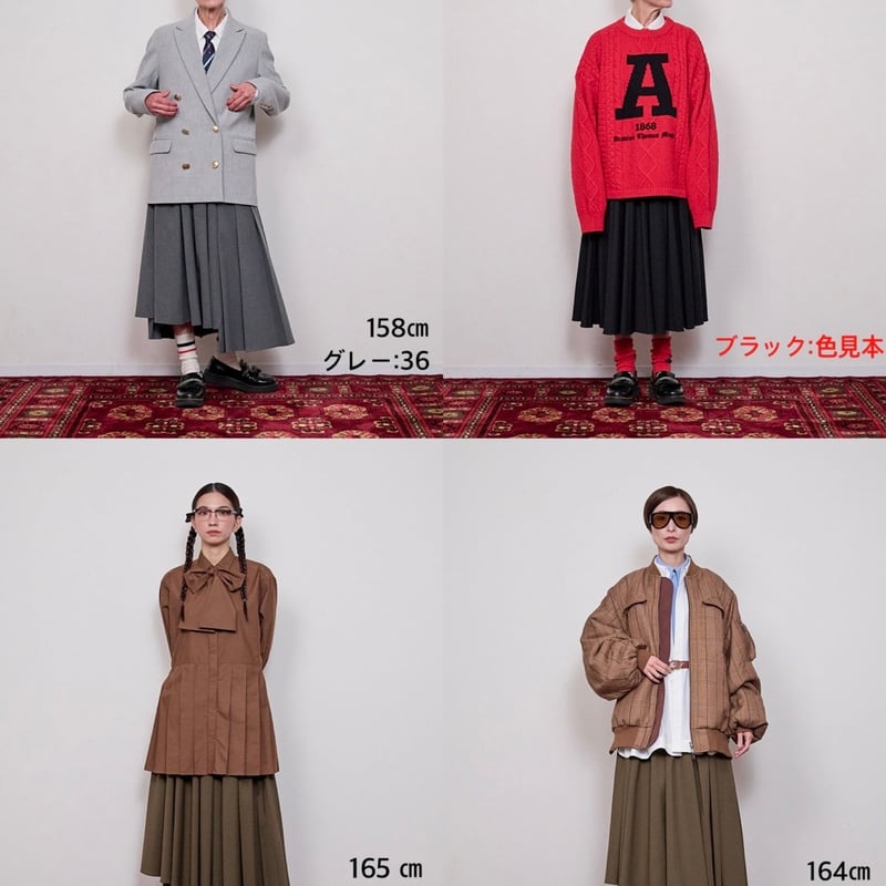 予約商品！2026winter トーマスマグパイ アジャストプリーツ(2264632