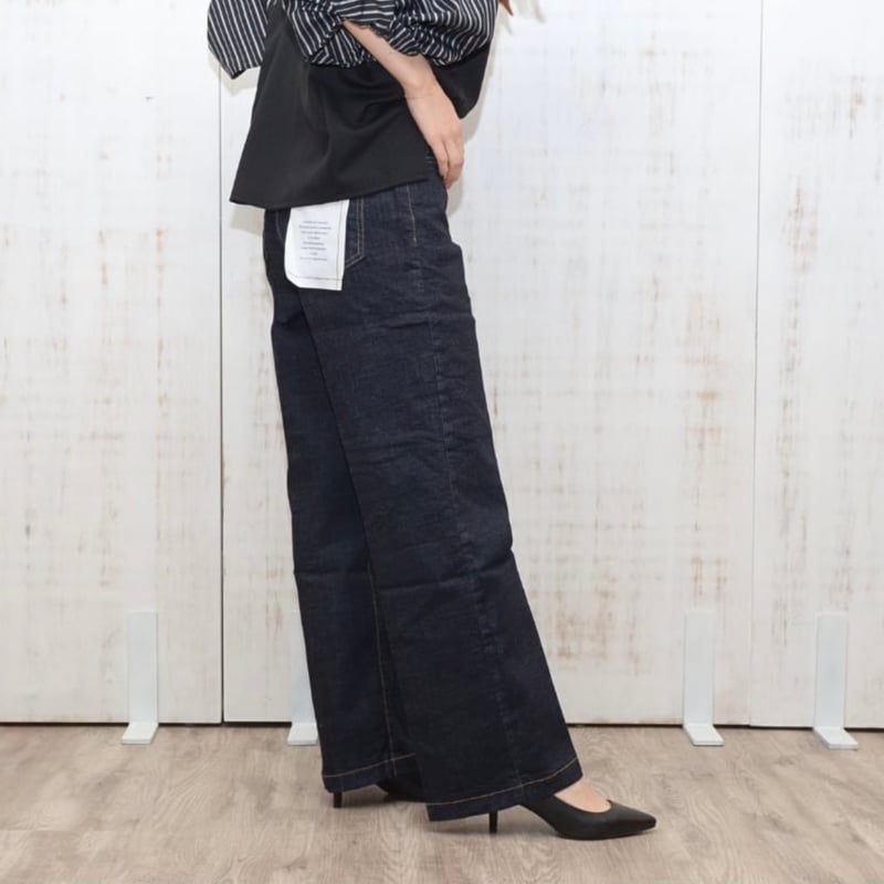 ☆ NEWカラー ☆】 神！！ハイウエストセミワイドデニム - LERK-23111