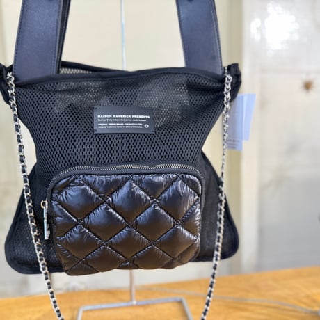 MAISON MAVERICK PRESENTS メゾンマヴェリックプレゼンツ61MC9021MAVERICK Mesh-quilting Tote Bag
