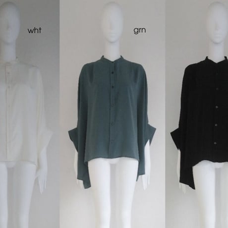 BO23-127B Wide Poncho Dress Shirts    ～Boutique Ordinary～