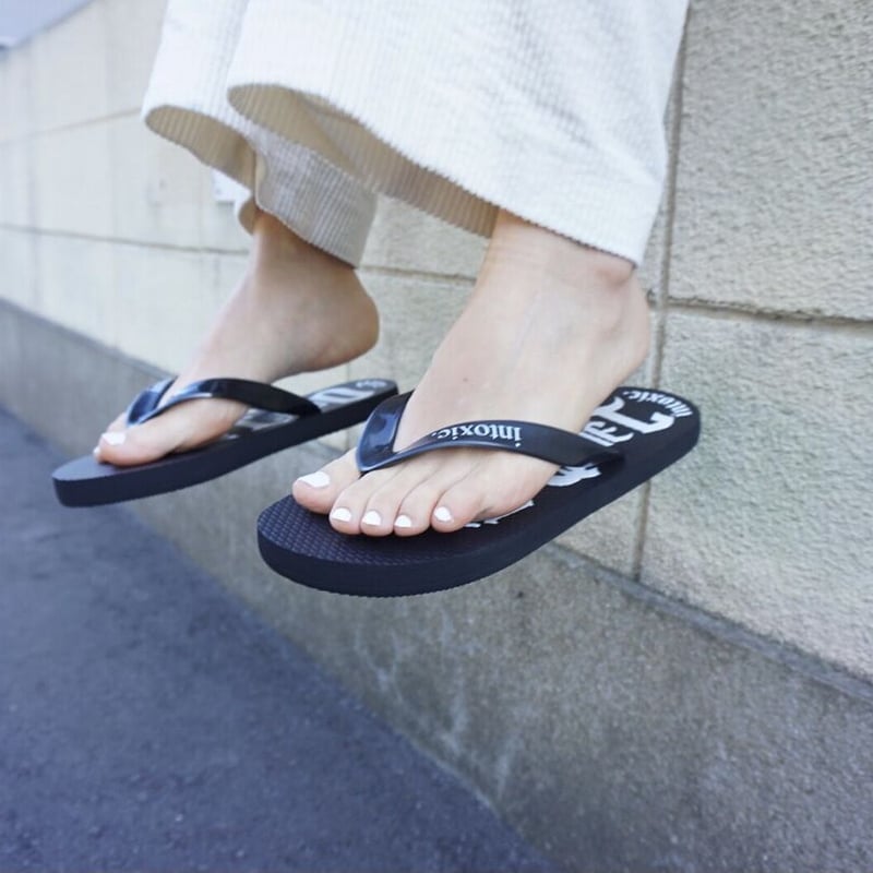 beach sandals black~intoxic ~ | selectshop no...