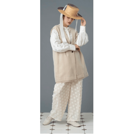 2026SS NO. K261－ 64172 cottonドットゴムパンツ～kittle/キトル〜