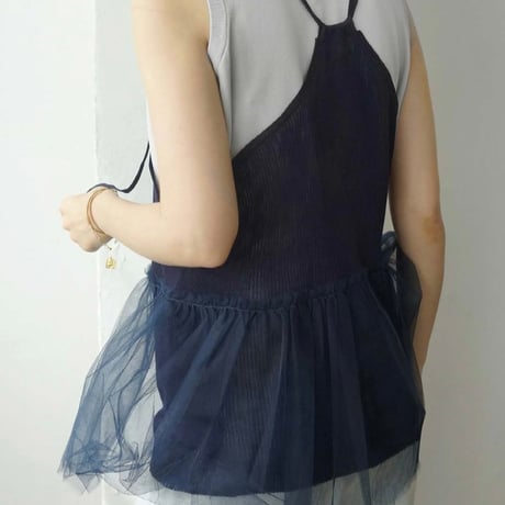 【EN’DAY】8251-0211 シフォンビスチェ