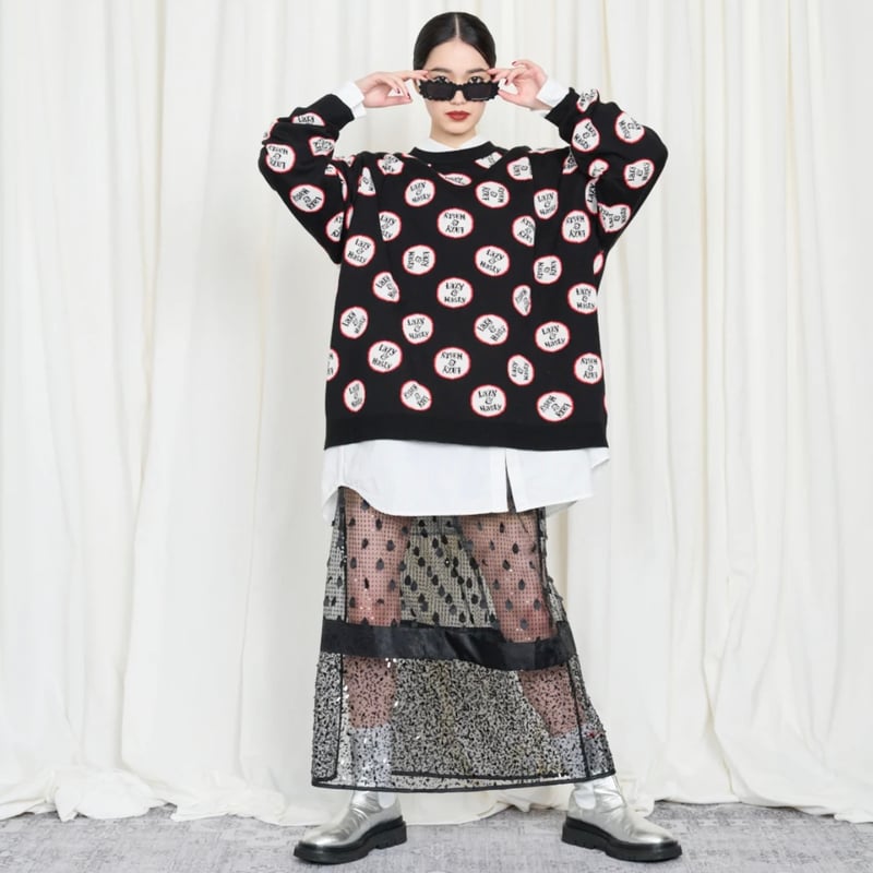 2025autumn Thomas magpieトーマスマグパイ レイジー ニット(22537