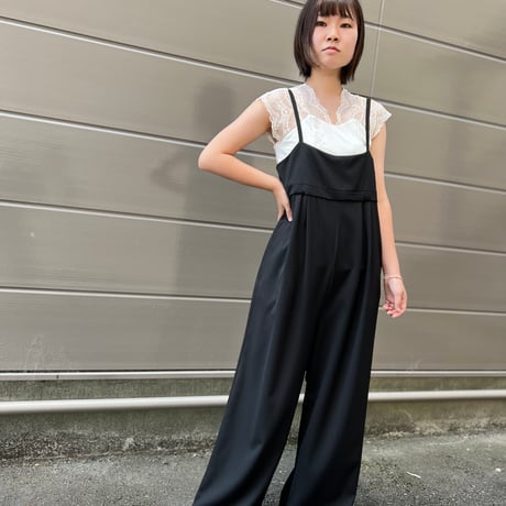 サロペット【B51-403】 ~BLANC basque~  black