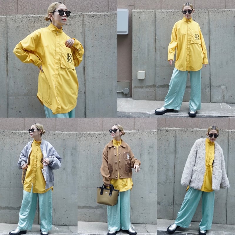 2025winterトーマスマグパイ ハイネックBIGシャツ(2254110) | sele