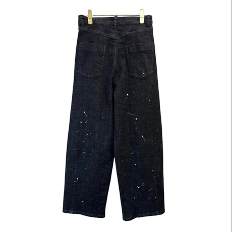ayane  ペイント加工バレルレッグデニムパンツ　875815 〜ayane〜