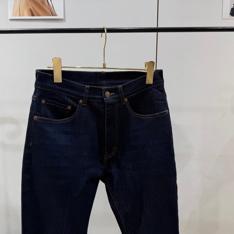 予約商品！2025winterONE WASH センター加工デニムパンツ