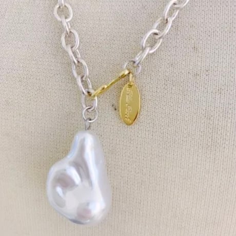 ネックレス　imitation baroque pearl necklace BRN-3468　 ~ BLUE RANK~