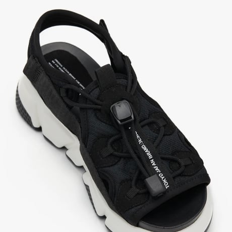 MAISON MAVERICK PRESENTS メゾンマヴェリックプレゼンツ  ロゴダッドサンダルスニーカーblack