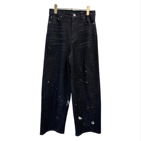 ayane  ペイント加工バレルレッグデニムパンツ　875815 〜ayane〜