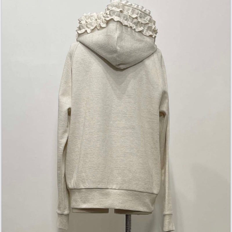 美品 ヘレンチア Herencia フリル袖 ブルゾン ジャケット FREE 美品 ヘレンチア Herencia フリル袖 ブルゾン ジャケット FREE