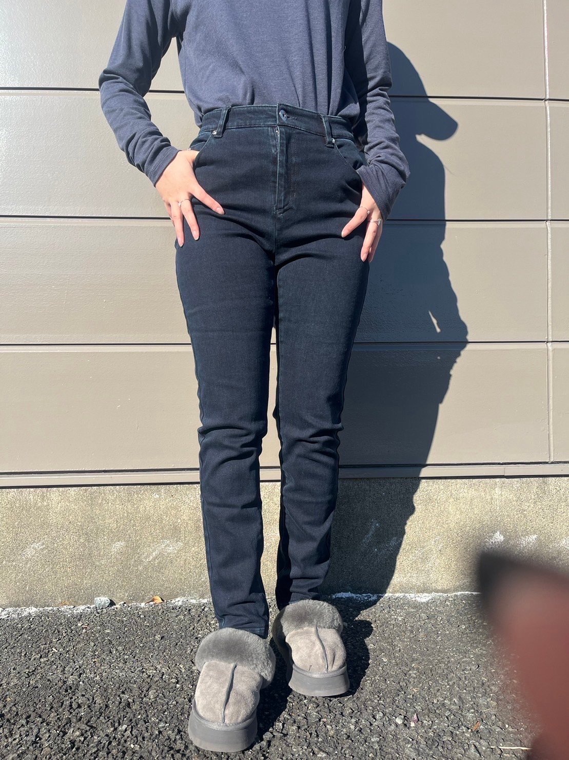 ayane 裏起毛スキニーデニム38 ayane 裏起毛スキニーデニム38 ayane 裏