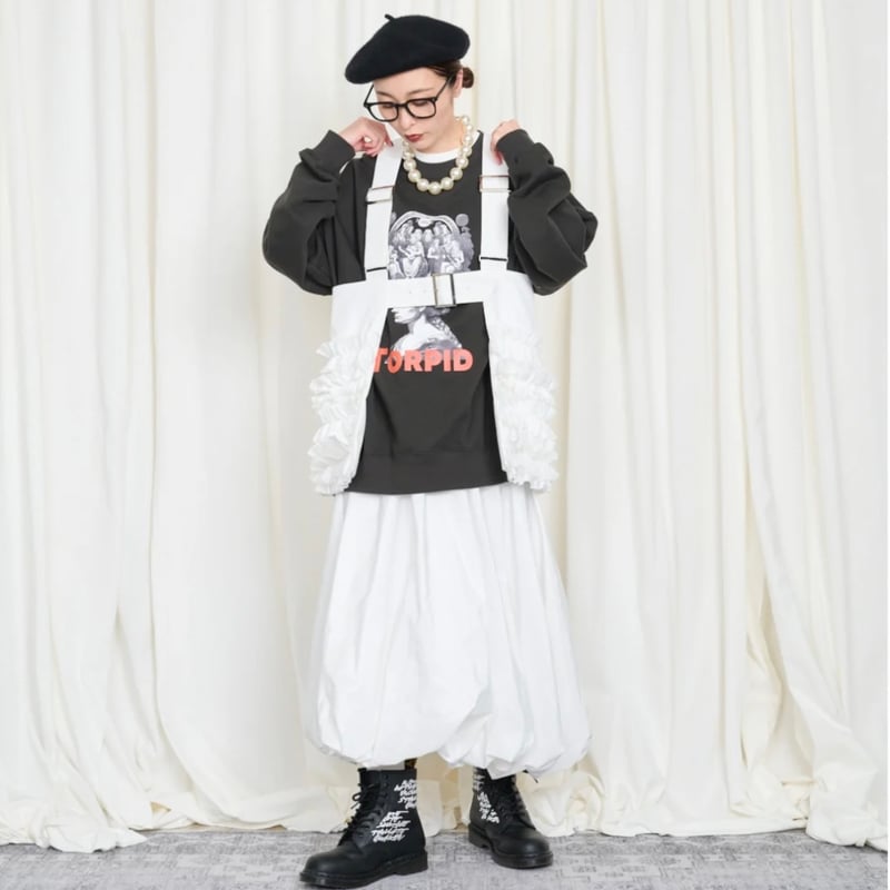 トーマスマグパイ　ラッフルドポケットベスト 7616e7e8d93a821ef51fc5a5846b86