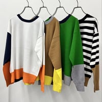 2023aw 【RISLEY】Bicolor knit (1740678)