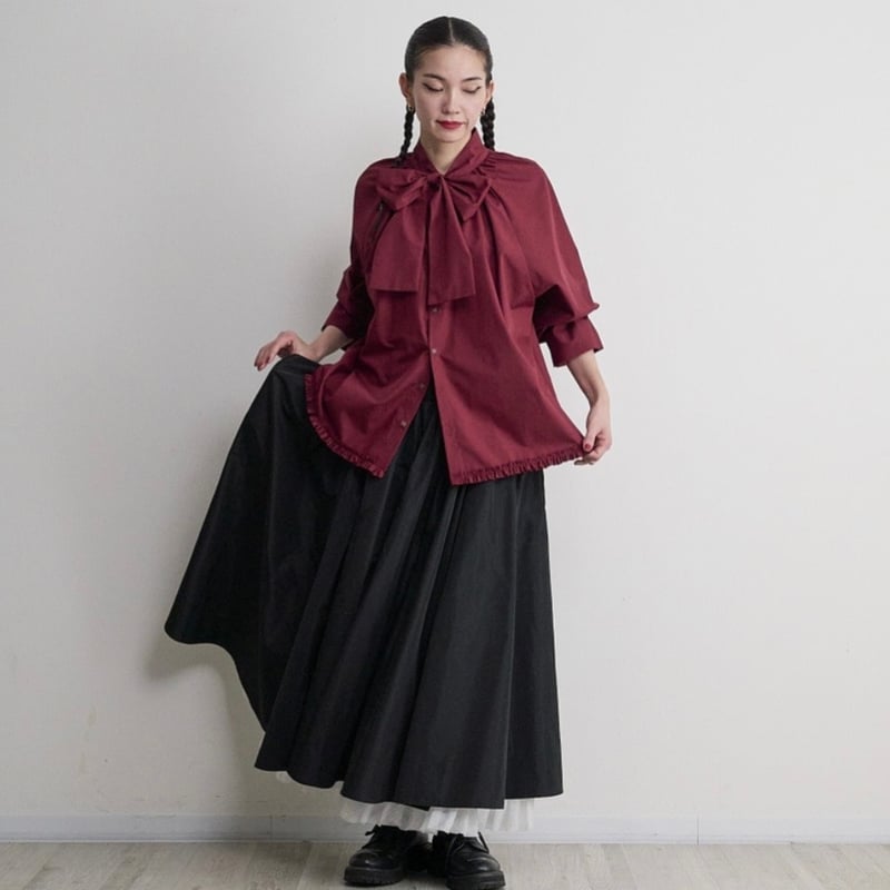 Thomas magpie トーマスマグパイ リボンシャツ(2263103)【先行予約：10