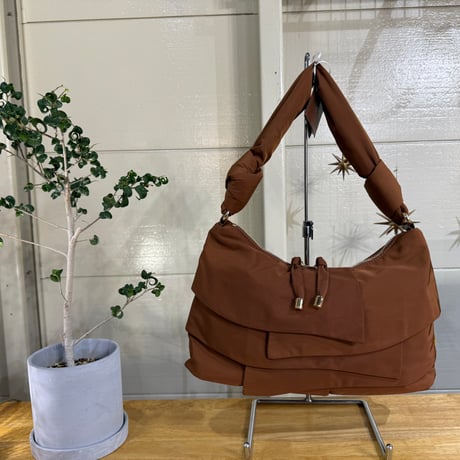 2026SS 【STORY】PL FRILLS HANDBAG ポリエステル フリル ハンドバッグ