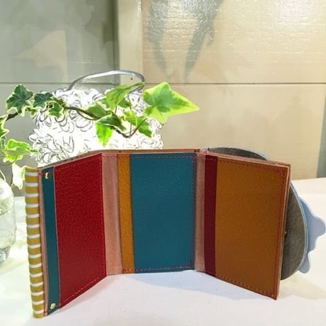 compact wallet animal  ~carmine~