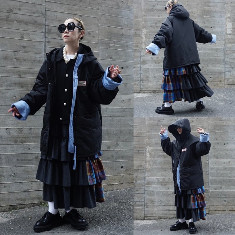 トーマスマグパイ　メルトンフリル　コート 受注予約商品！2025winterトーマスマグパイ Thomas magpie マウンテンパ