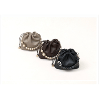 予約商品!2026aw (STORY)ЗА-1879-4 LT BEADS STRAP HANDBAG レザービーズストラップ ハンドバッグ