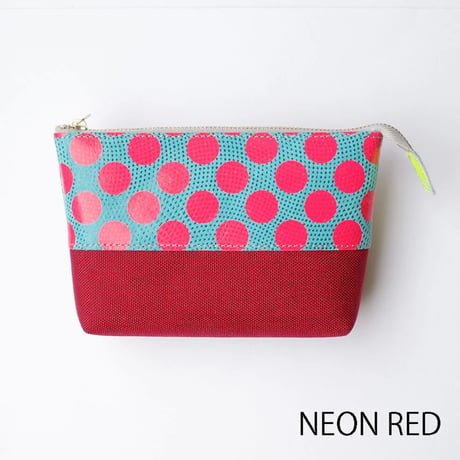 レザーポーチ【Leather Pouch 】～carmine～