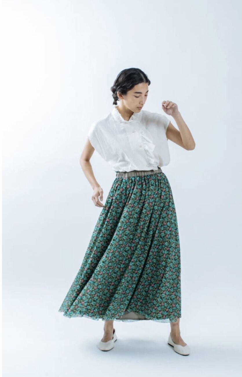 花柄チュールリバーシブルスカート FLOWER TULL REVERSIBLE SKIRT...