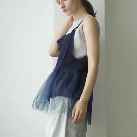 【EN’DAY】8251-0211 シフォンビスチェ