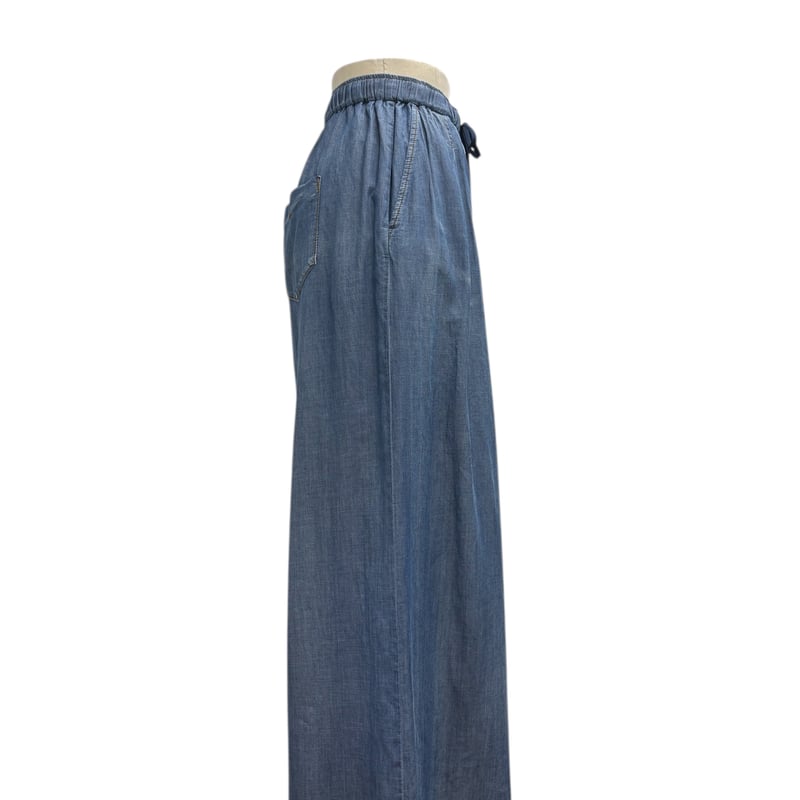 2026spring ayane シアーデニムタックワイドパンツ816304〜ayane〜