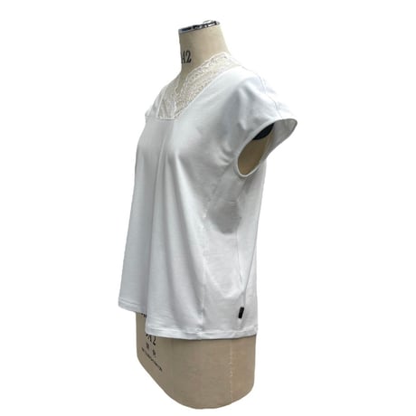 デコルテレースフレンチスリーブTシャツ　824507〜ayane〜