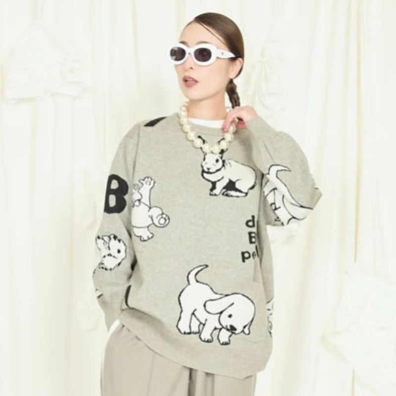 ✨️新品タグ付き✨️THOMAS MAGPIE トーマスマグパイ ニット 希少 THOMAS MAGPIE トーマスマグパイ レイジー ニット (2253704) 9月