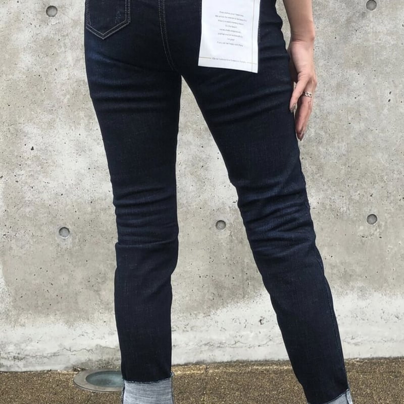 大ヒット神デニム】バイカラーストレッチデニム - 2849– ~praia