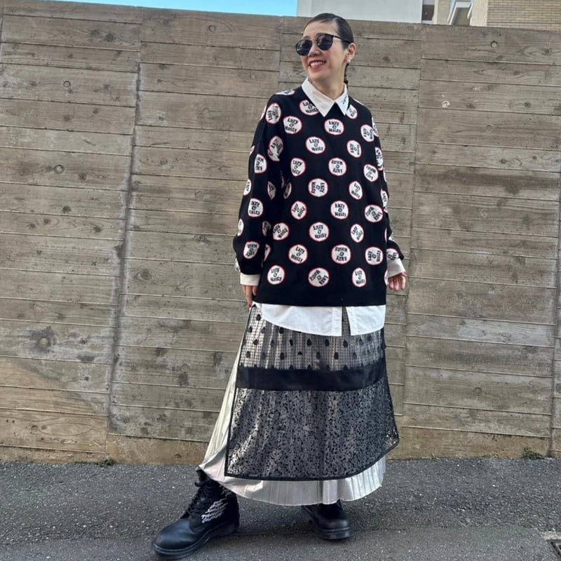 ✨️新品タグ付き✨️THOMAS MAGPIE トーマスマグパイ ニット 希少 2025autumn Thomas magpieトーマスマグパイ レイジー ニット