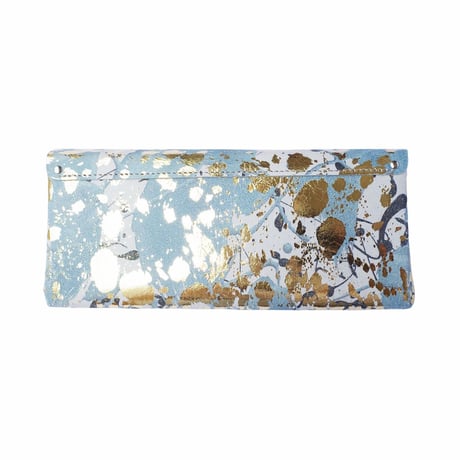 New! レザー ロングウォレット リキッド【Leather Long Wallet Liquid】gold/ゴールド　～carmine～