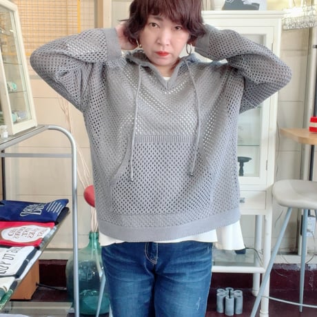 ayane  メッシュパーカーニット　825532 〜ayane〜
