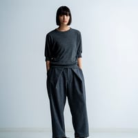 SUMMER WOOL HALF SLEEVE TEE MNN-C-157　〜MANON〜