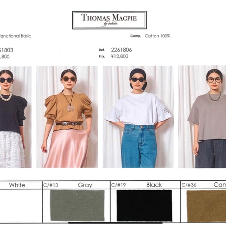 2026Spring Thomas magpie トーマスマクバイ2261803 Thefanctional Basic